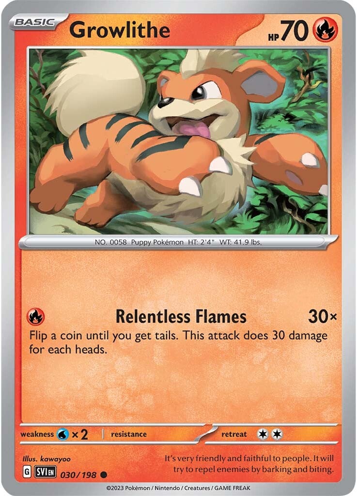 Growlithe (030/198) [Scarlet & Violet: Base Set] | Tabernacle Games