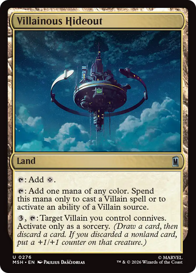 Villainous Hideout [Marvel Super Heroes] | Tabernacle Games