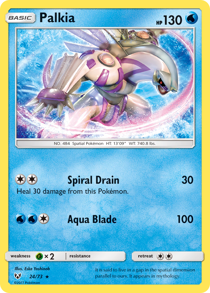 Palkia (24/73) [Sun & Moon: Shining Legends] | Tabernacle Games