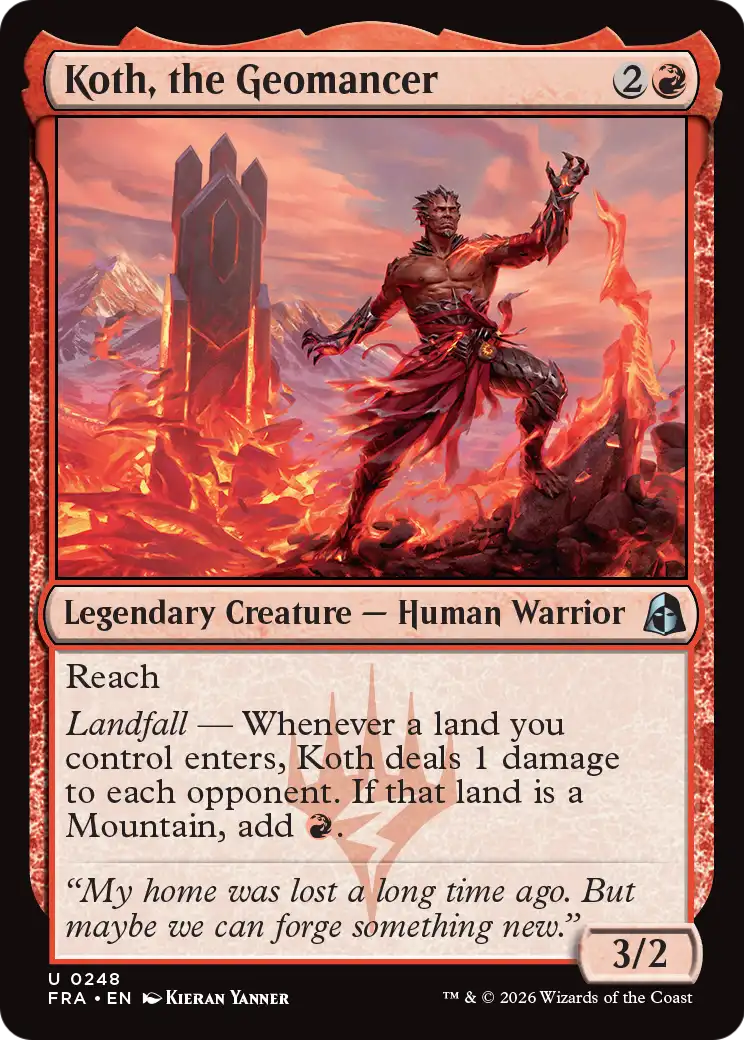 Koth, the Geomancer [Reality Fracture] | Tabernacle Games