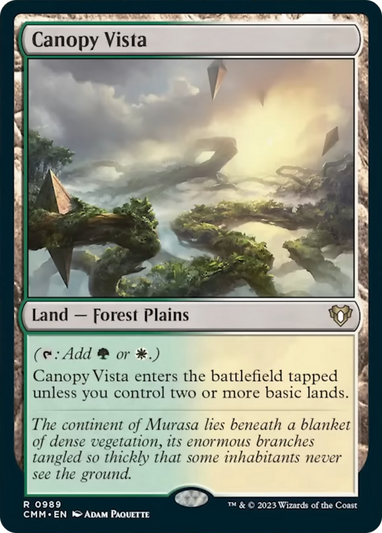 Canopy Vista [Commander Masters] | Tabernacle Games