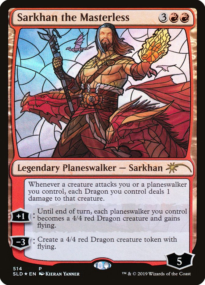 Sarkhan the Masterless (Stained Glass) [Secret Lair Drop Promos] | Tabernacle Games