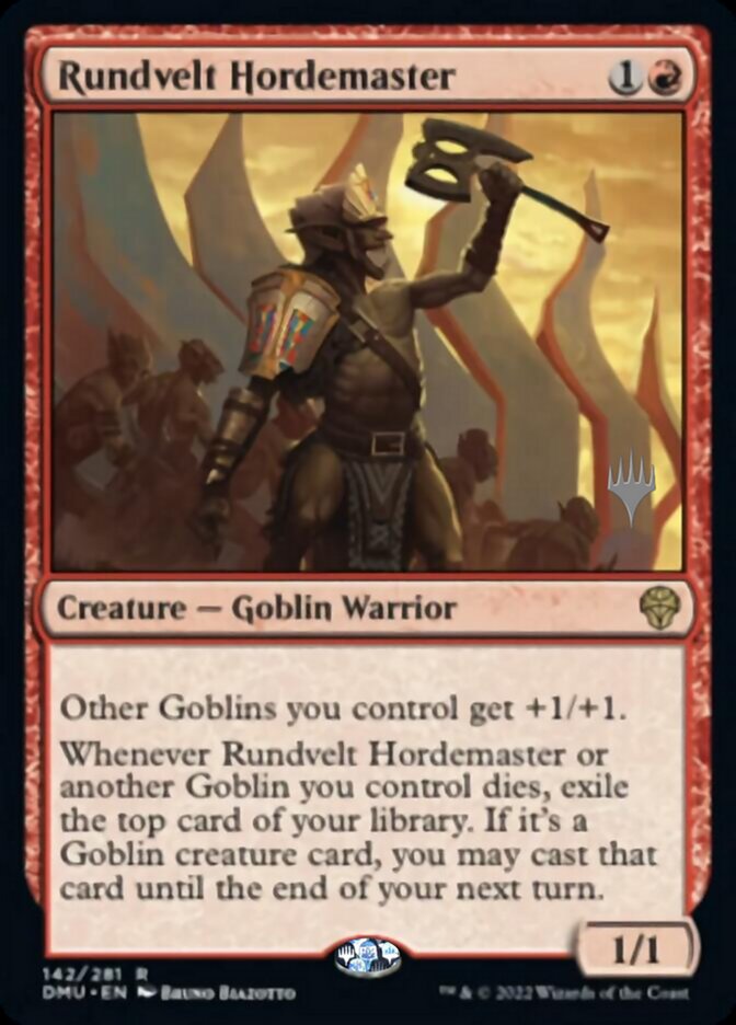 Rundvelt Hordemaster (Promo Pack) [Dominaria United Promos] | Tabernacle Games