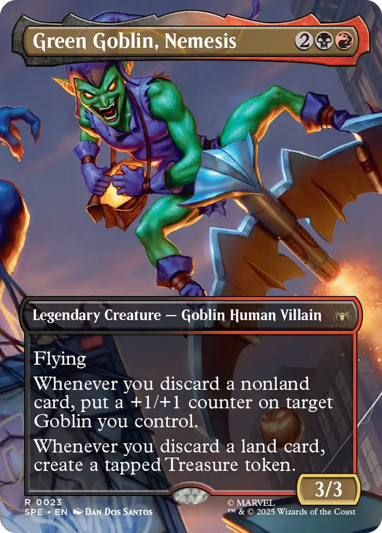 Green Goblin, Nemesis (Borderless) [Marvel's Spider-Man: Eternal-Legal] | Tabernacle Games