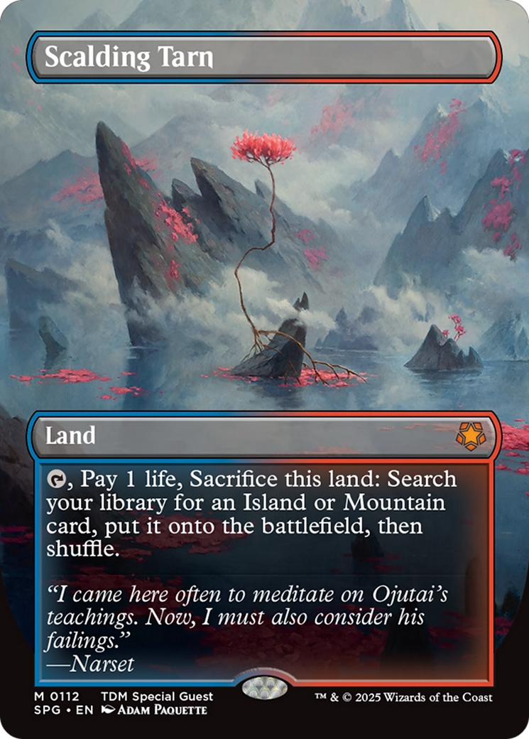 Scalding Tarn (Borderless) [Tarkir: Dragonstorm Special Guests] | Tabernacle Games