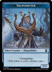 Dragon // Shapeshifter (0008) Double-Sided Token [Modern Horizons 3 Commander Tokens] | Tabernacle Games