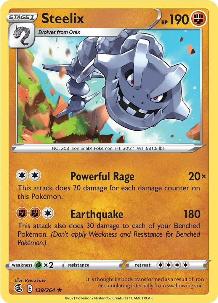 Steelix (139/264) [Sword & Shield: Fusion Strike] | Tabernacle Games