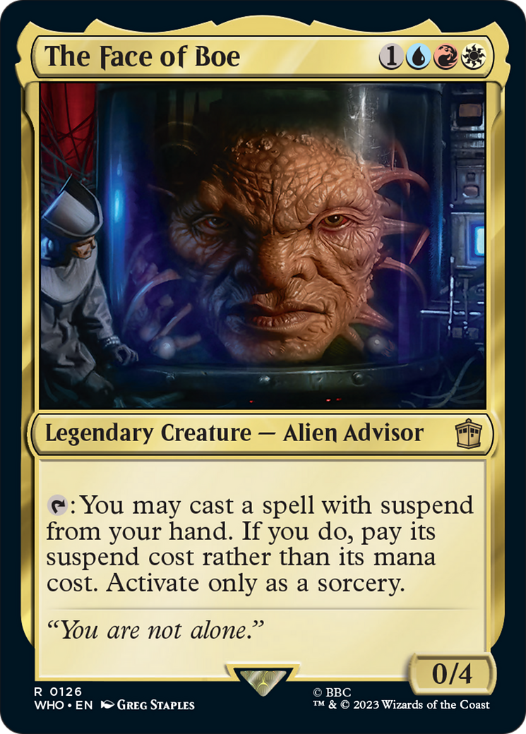 The Face of Boe [Doctor Who] | Tabernacle Games