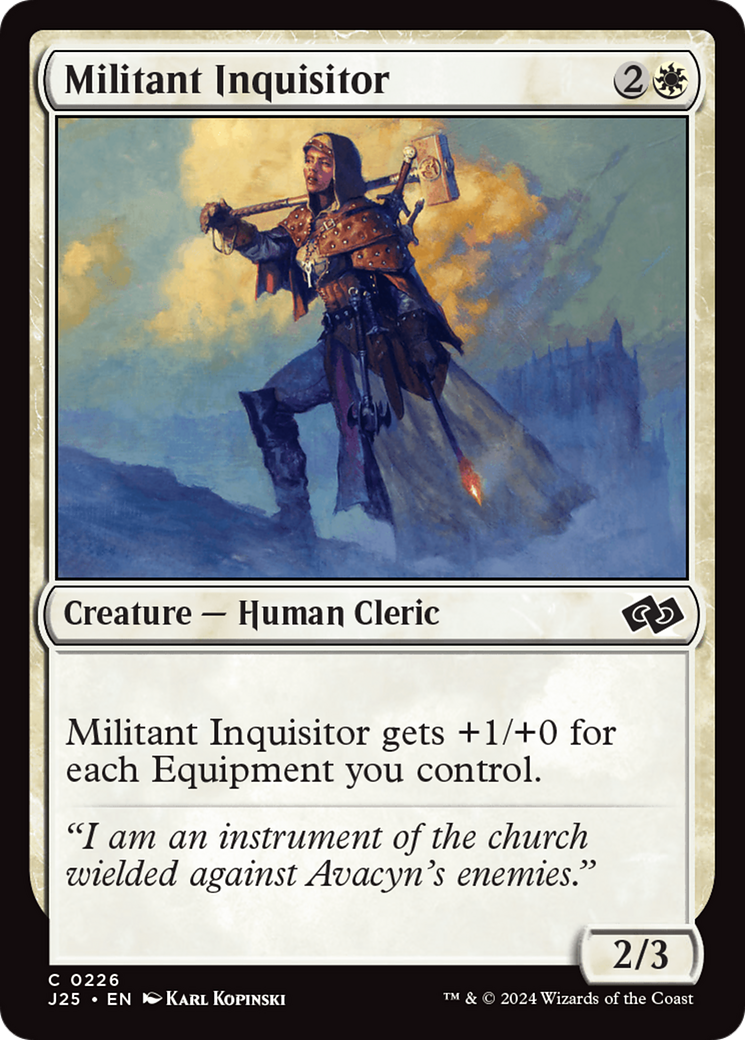 Militant Inquisitor [Foundations Jumpstart] | Tabernacle Games