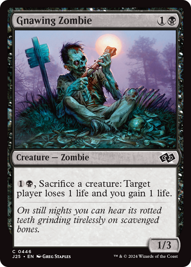 Gnawing Zombie [Foundations Jumpstart] | Tabernacle Games