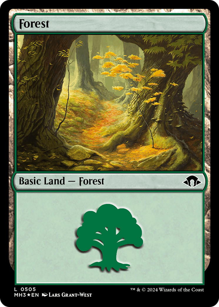 Forest (0505) (Ripple Foil) [Modern Horizons 3] | Tabernacle Games