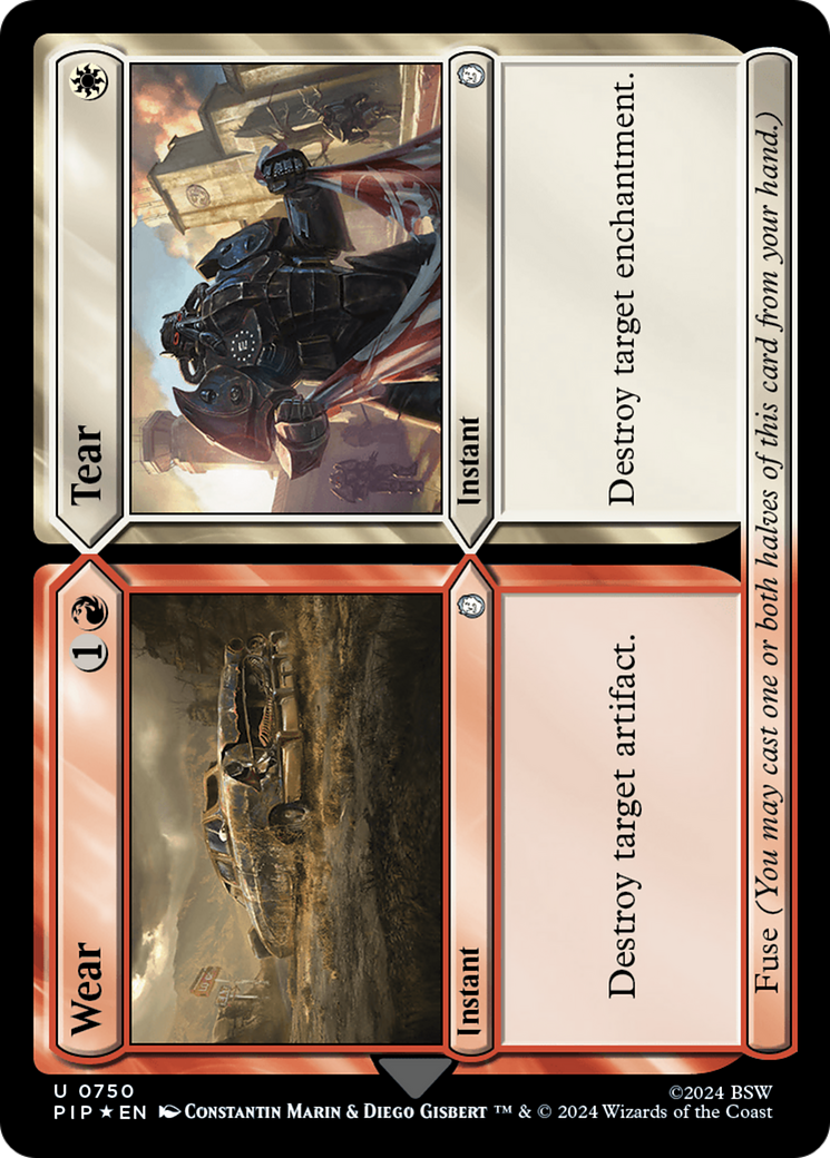 Wear // Tear (Surge Foil) [Fallout] | Tabernacle Games