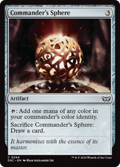 Commander's Sphere [Duskmourn: House of Horror Commander] | Tabernacle Games