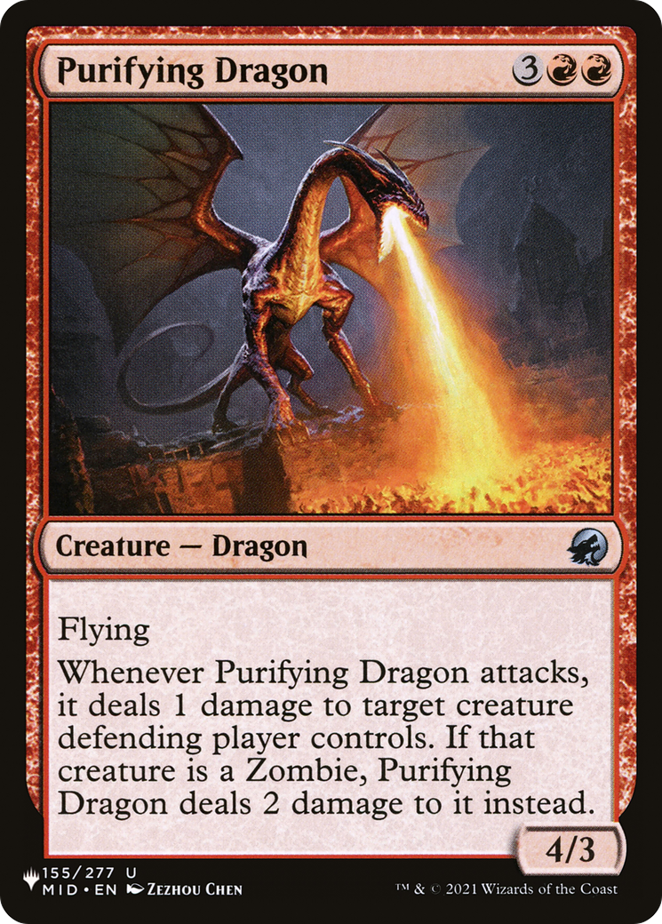 Purifying Dragon [The List Reprints] | Tabernacle Games