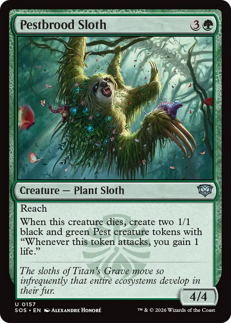 Pestbrood Sloth [Secrets of Strixhaven] | Tabernacle Games