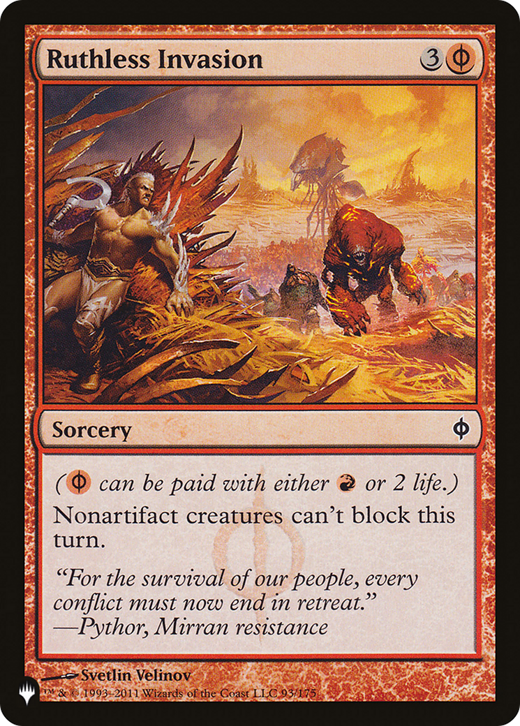 Ruthless Invasion [The List] | Tabernacle Games