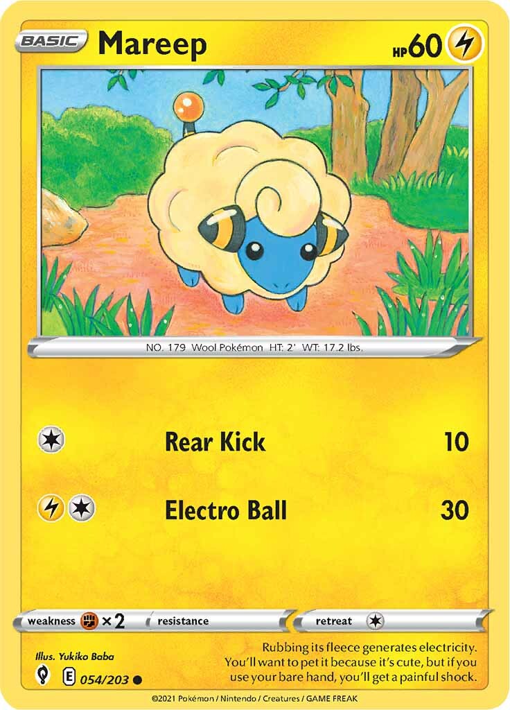 Mareep (054/203) [Sword & Shield: Evolving Skies] | Tabernacle Games