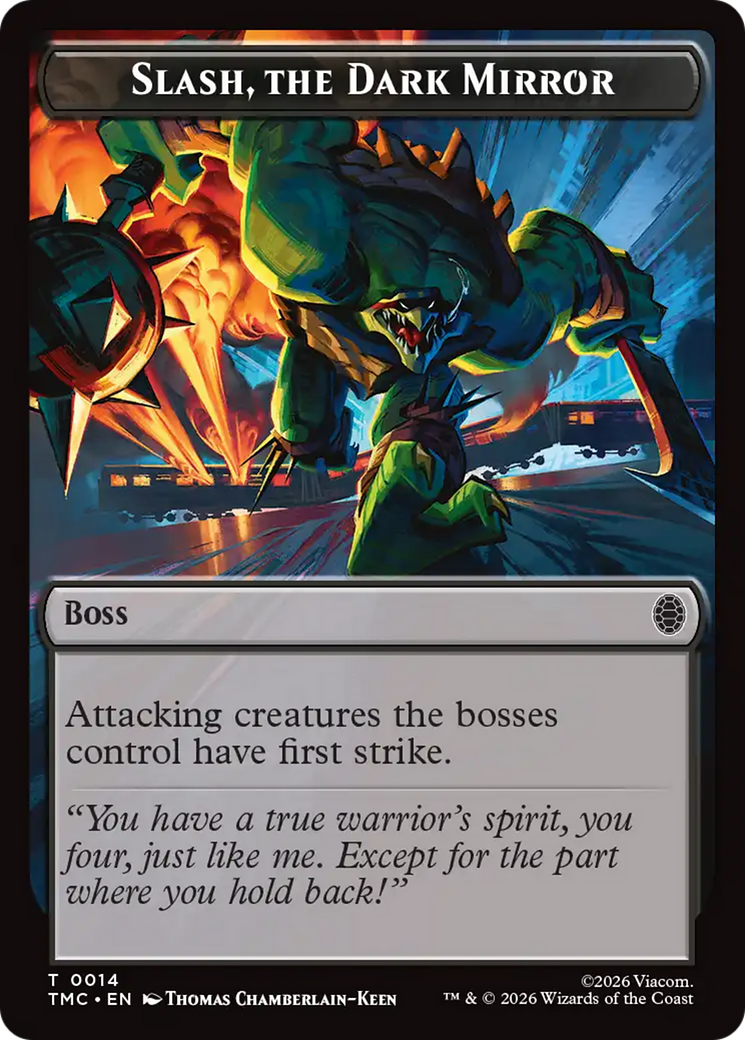 Slash, The Dark Mirror [Teenage Mutant Ninja Turtles Commander Tokens] | Tabernacle Games