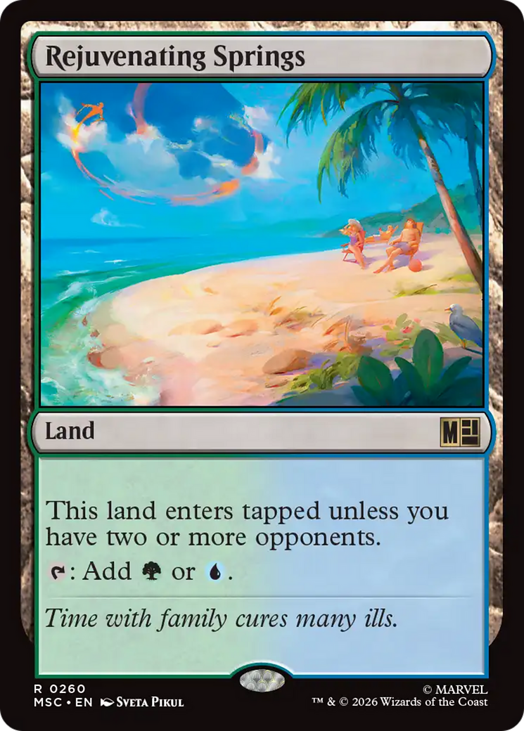 Rejuvenating Springs (Surge Foil) [Marvel Super Heroes Commander] | Tabernacle Games