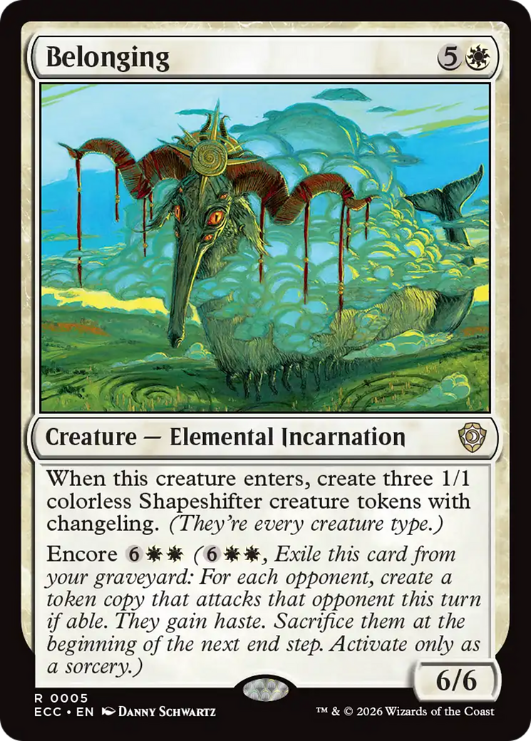 Belonging [Lorwyn Eclipsed Commander] | Tabernacle Games