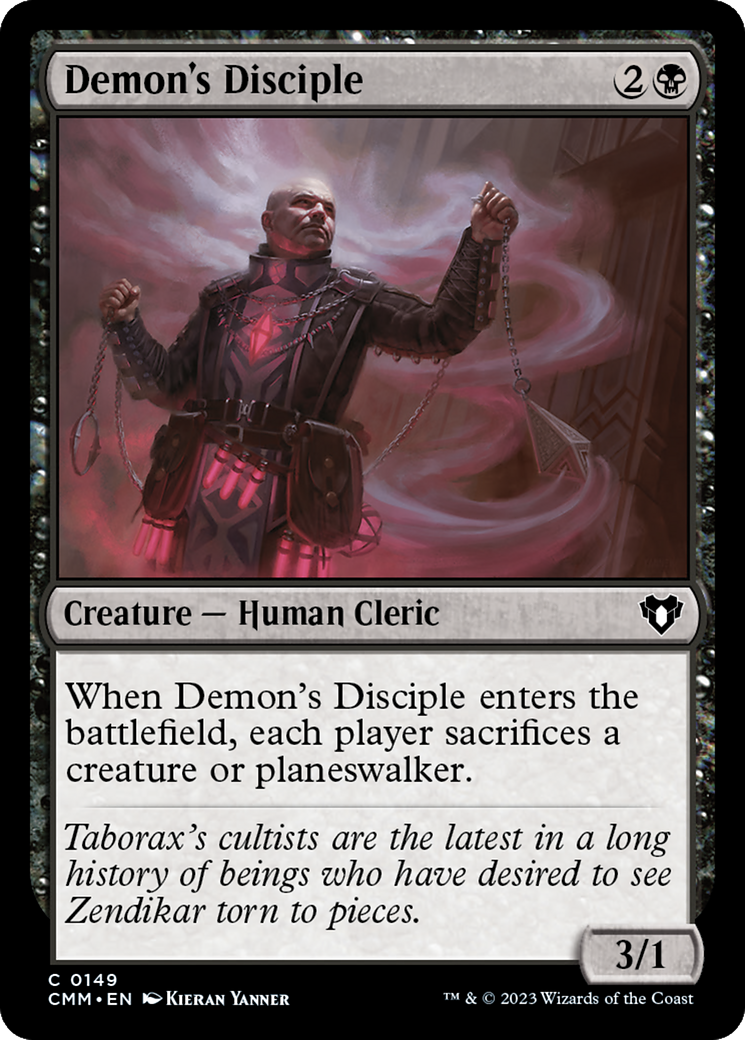 Demon's Disciple [Commander Masters] | Tabernacle Games