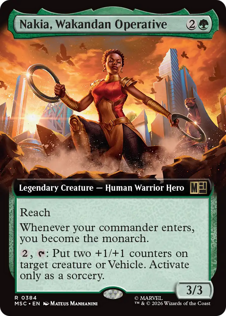Nakia, Wakandan Operative (Extended Art) [Marvel Super Heroes Commander] | Tabernacle Games