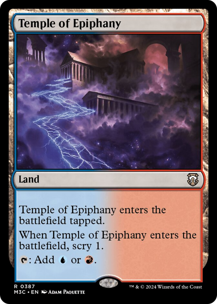 Temple of Epiphany [Modern Horizons 3 Commander] | Tabernacle Games