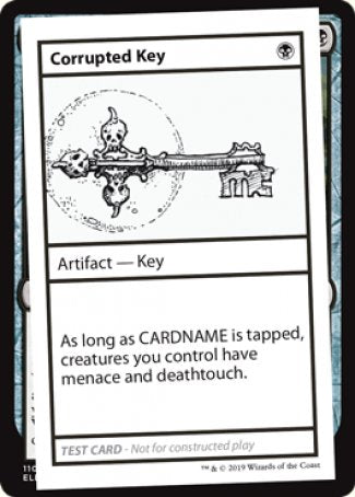 Corrupted Key (2021 Edition) [Mystery Booster Playtest Cards] | Tabernacle Games