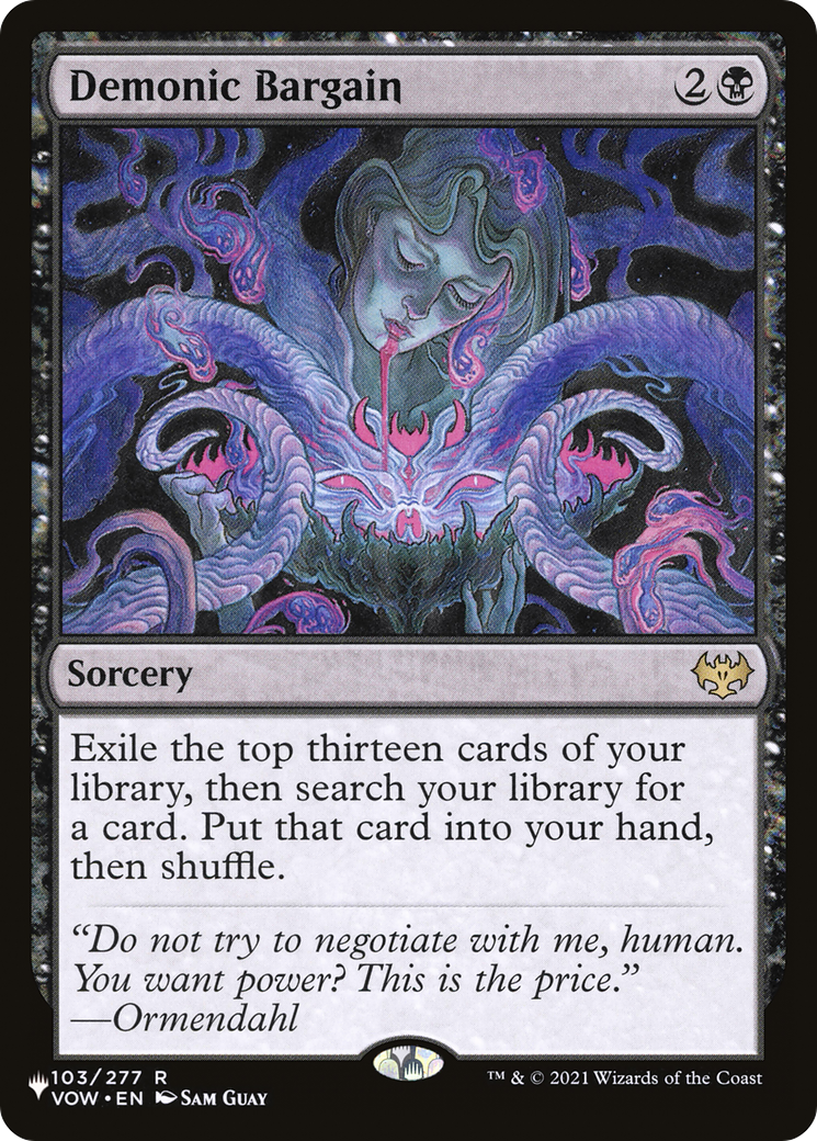 Demonic Bargain [The List] | Tabernacle Games