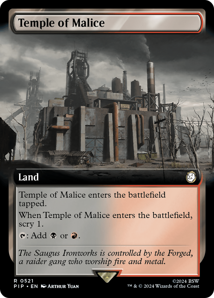 Temple of Malice (Extended Art) [Fallout] | Tabernacle Games