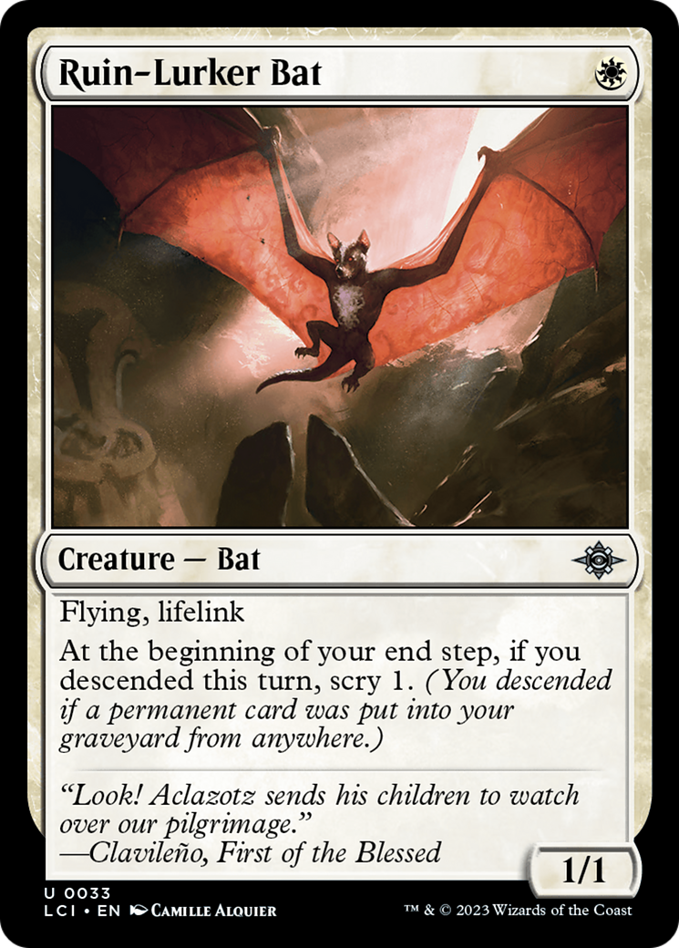 Ruin-Lurker Bat [The Lost Caverns of Ixalan] | Tabernacle Games