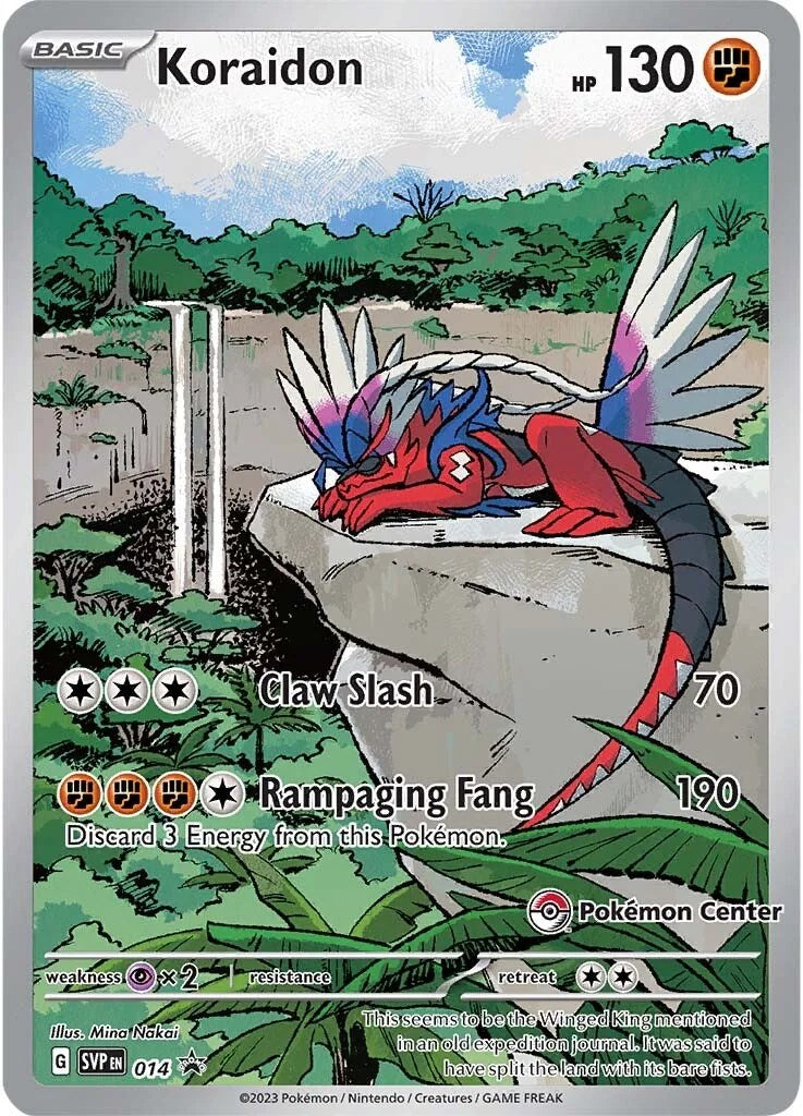 Koraidon (124/198) (Pokemon Center Exclusive) [Scarlet & Violet: Black Star Promos] | Tabernacle Games