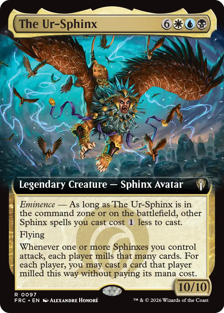 The Ur-Sphinx (Extended Art) [Reality Fracture Commander] | Tabernacle Games