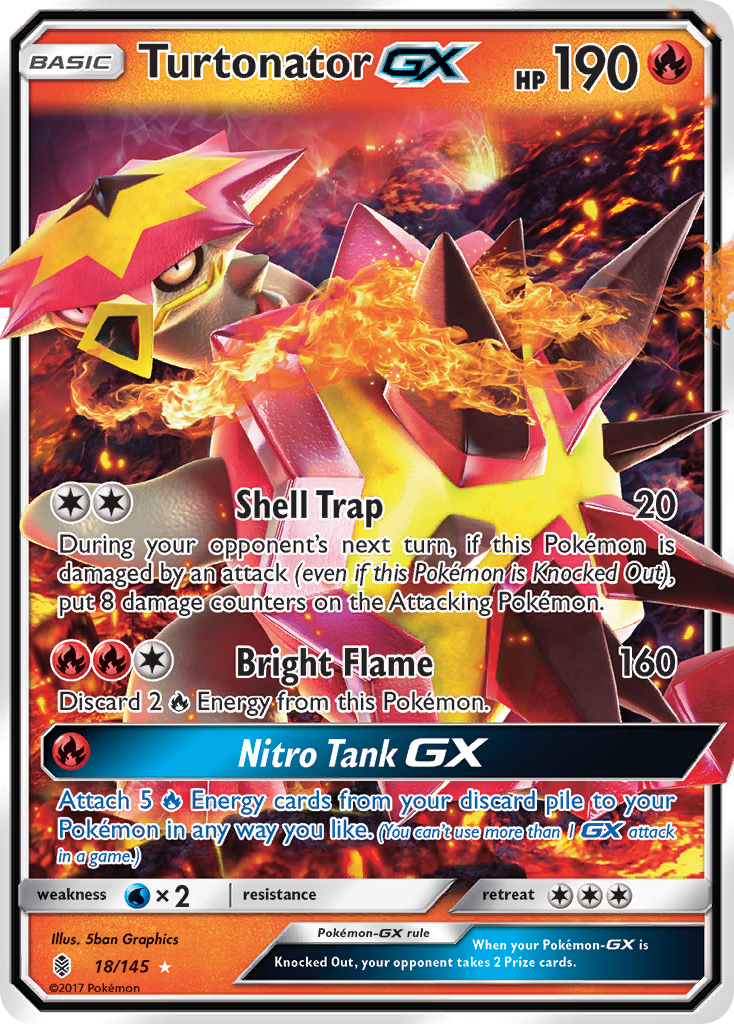 Turtonator GX (18/145) [Sun & Moon: Guardians Rising] | Tabernacle Games