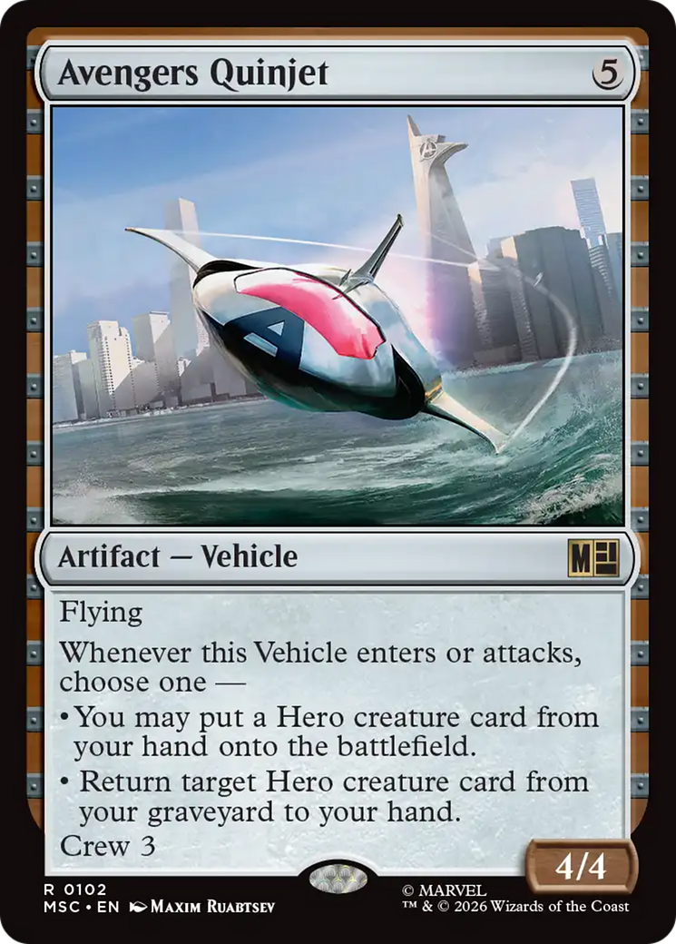 Avengers Quinjet [Marvel Super Heroes Commander] | Tabernacle Games