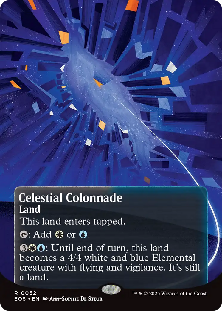 Celestial Colonnade (0052) (Borderless) [Edge of Eternities: Stellar Sights] | Tabernacle Games