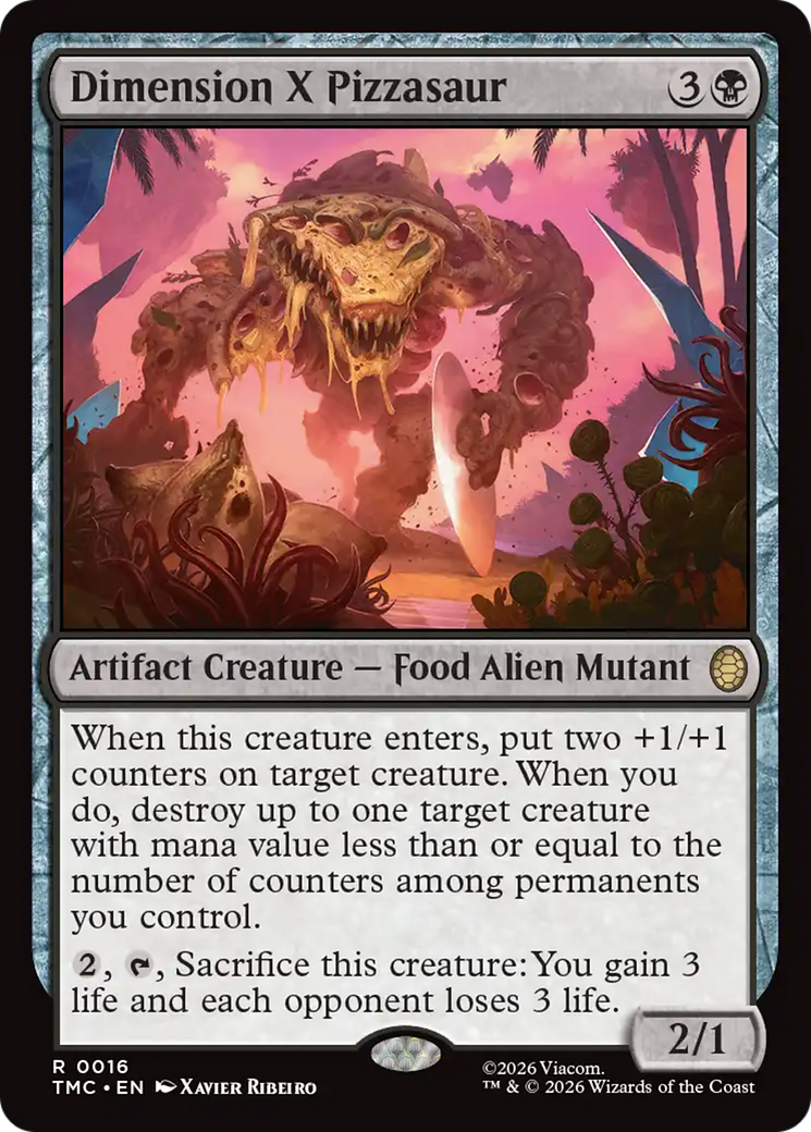 Dimension X Pizzasaur [Teenage Mutant Ninja Turtles Commander] | Tabernacle Games