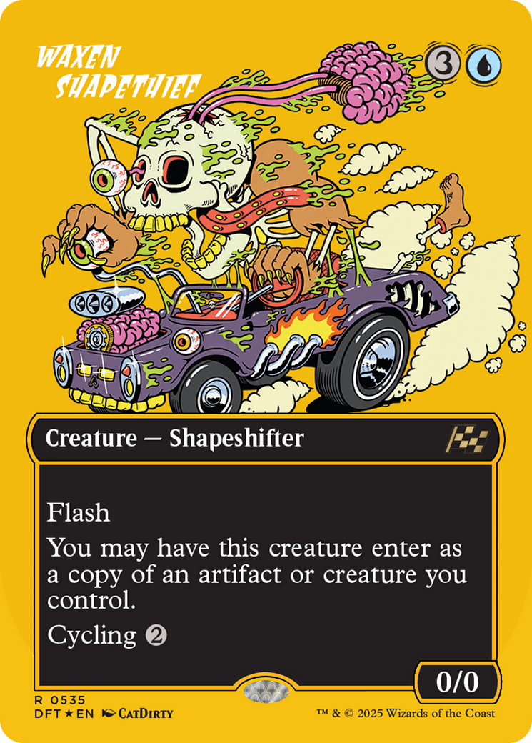 Waxen Shapethief (Borderless) (First-Place Foil) [Aetherdrift] | Tabernacle Games