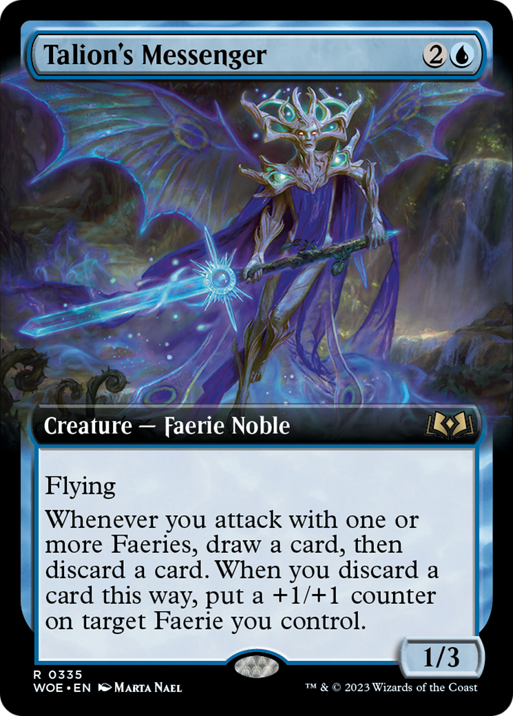 Talion's Messenger (Extended Art) [Wilds of Eldraine] | Tabernacle Games