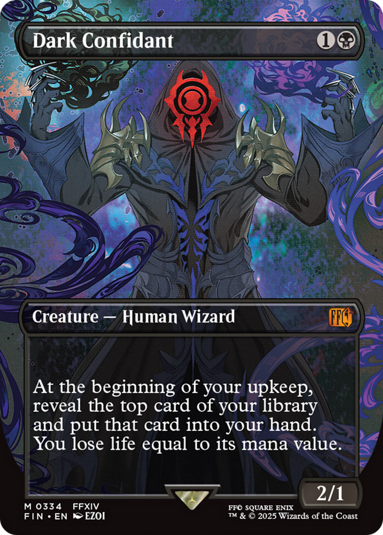 Dark Confidant (Borderless) [FINAL FANTASY] | Tabernacle Games