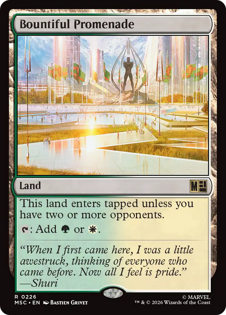 Bountiful Promenade [Marvel Super Heroes Commander] | Tabernacle Games
