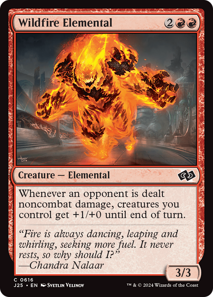 Wildfire Elemental [Foundations Jumpstart] | Tabernacle Games