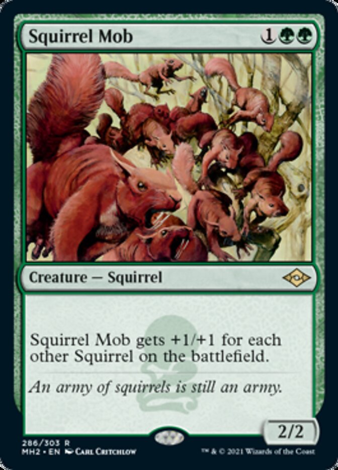 Squirrel Mob (Foil Etched) [Modern Horizons 2] | Tabernacle Games