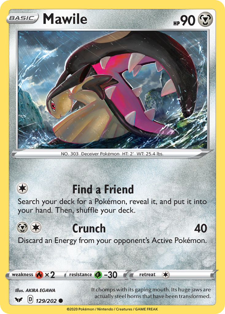Mawile (129/202) [Sword & Shield: Base Set] | Tabernacle Games