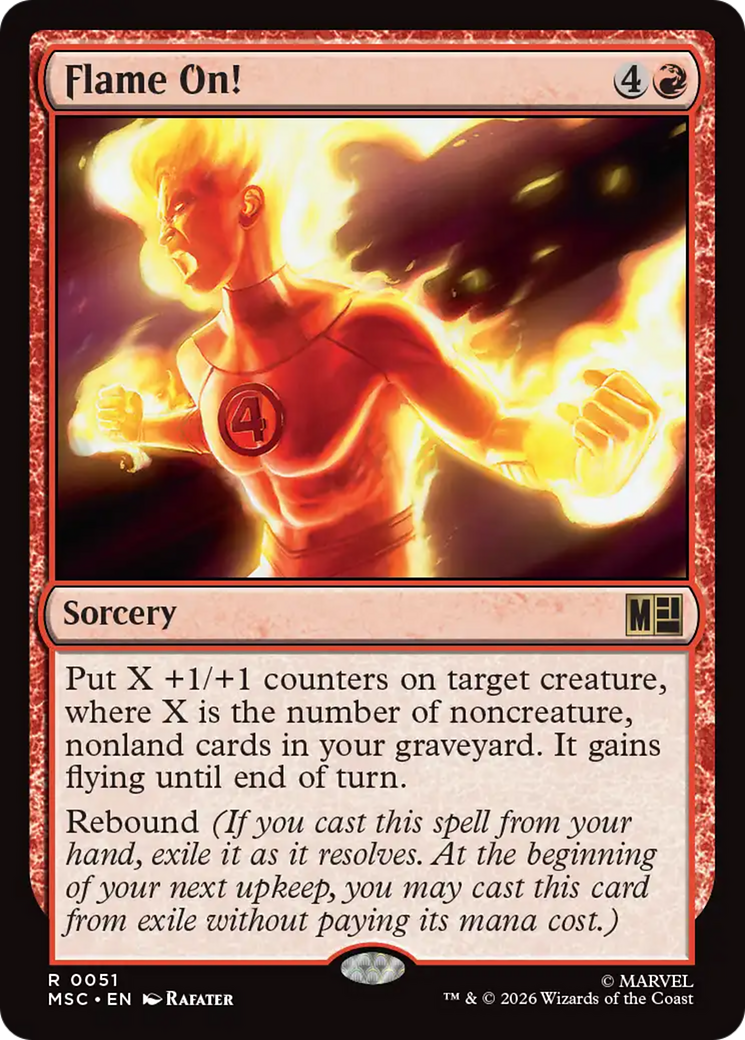 Flame On! (Surge Foil) [Marvel Super Heroes Commander] | Tabernacle Games