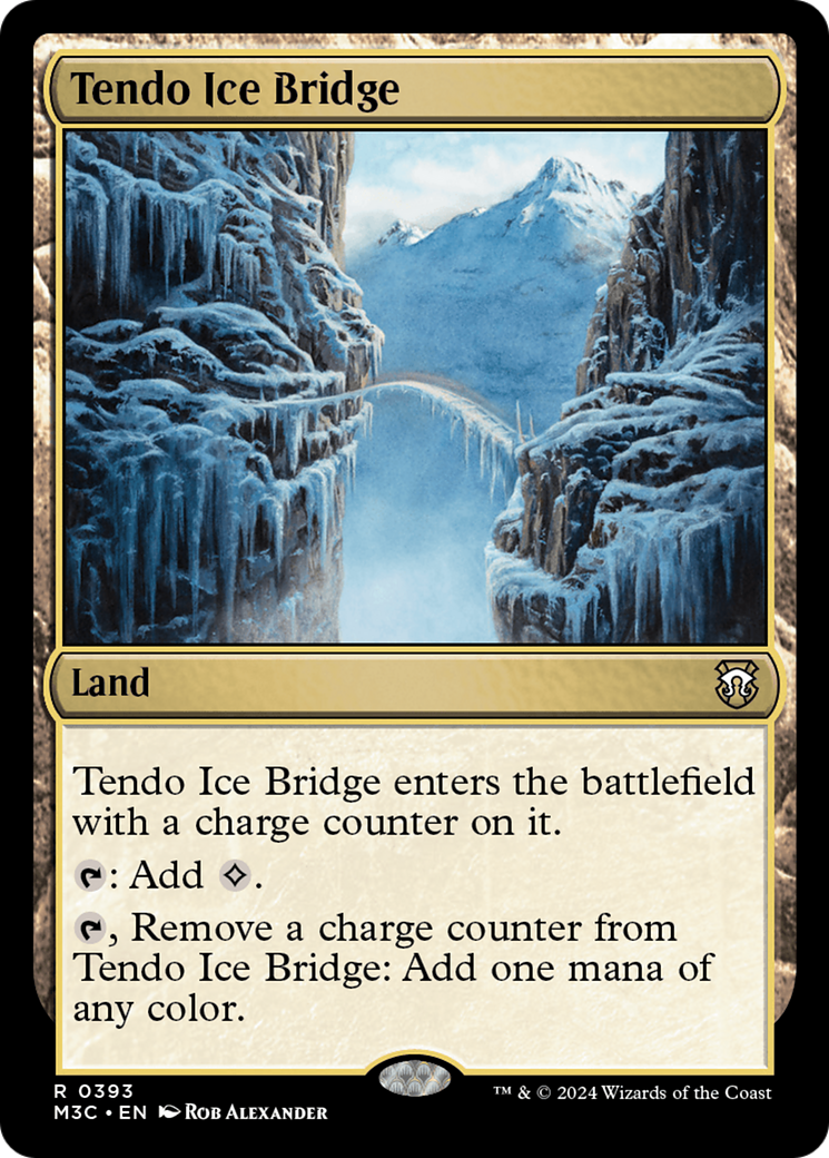 Tendo Ice Bridge (Ripple Foil) [Modern Horizons 3 Commander] | Tabernacle Games