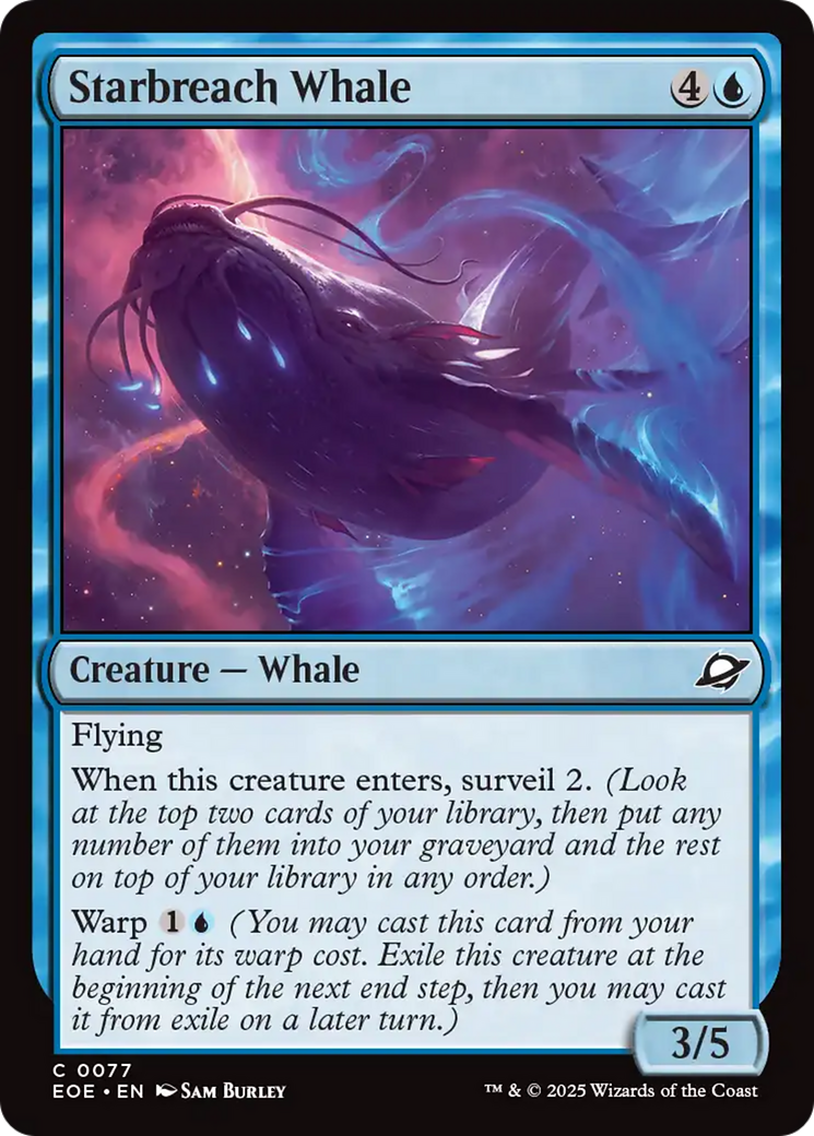Starbreach Whale [Edge of Eternities] | Tabernacle Games