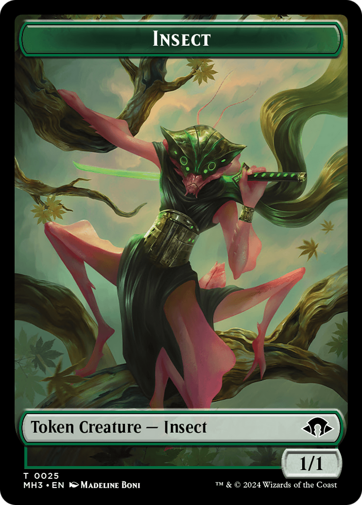 Insect Token (0025) [Modern Horizons 3 Tokens] | Tabernacle Games