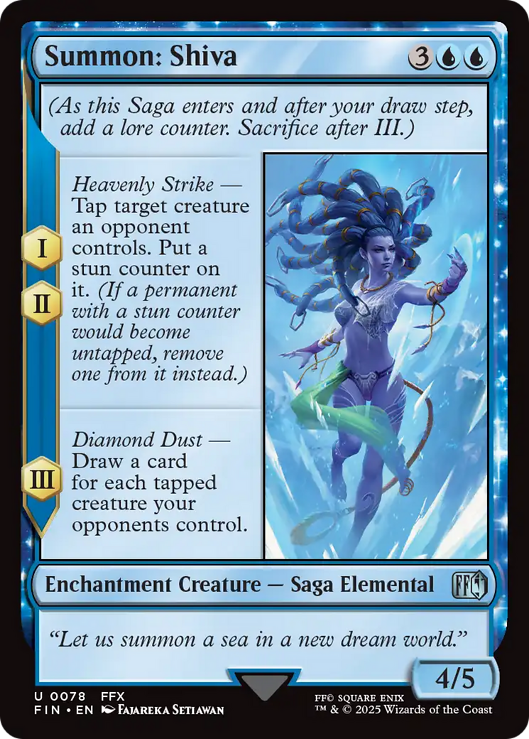 Summon: Shiva [FINAL FANTASY] | Tabernacle Games