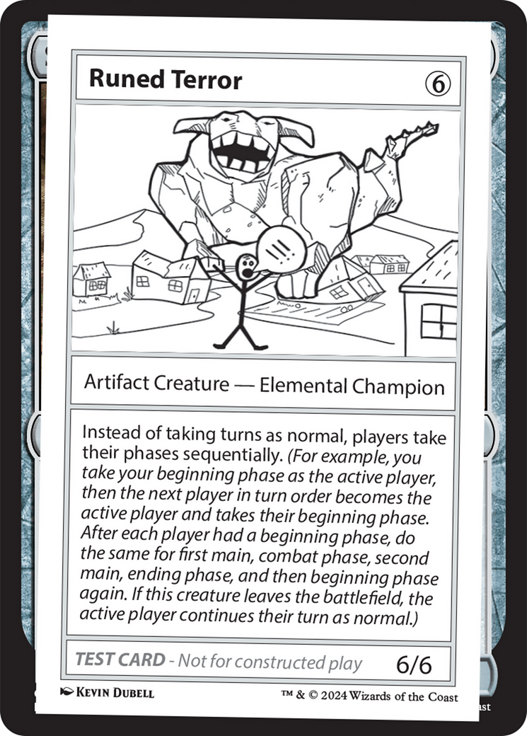 Runed Terror [Mystery Booster 2 Playtest Cards] | Tabernacle Games